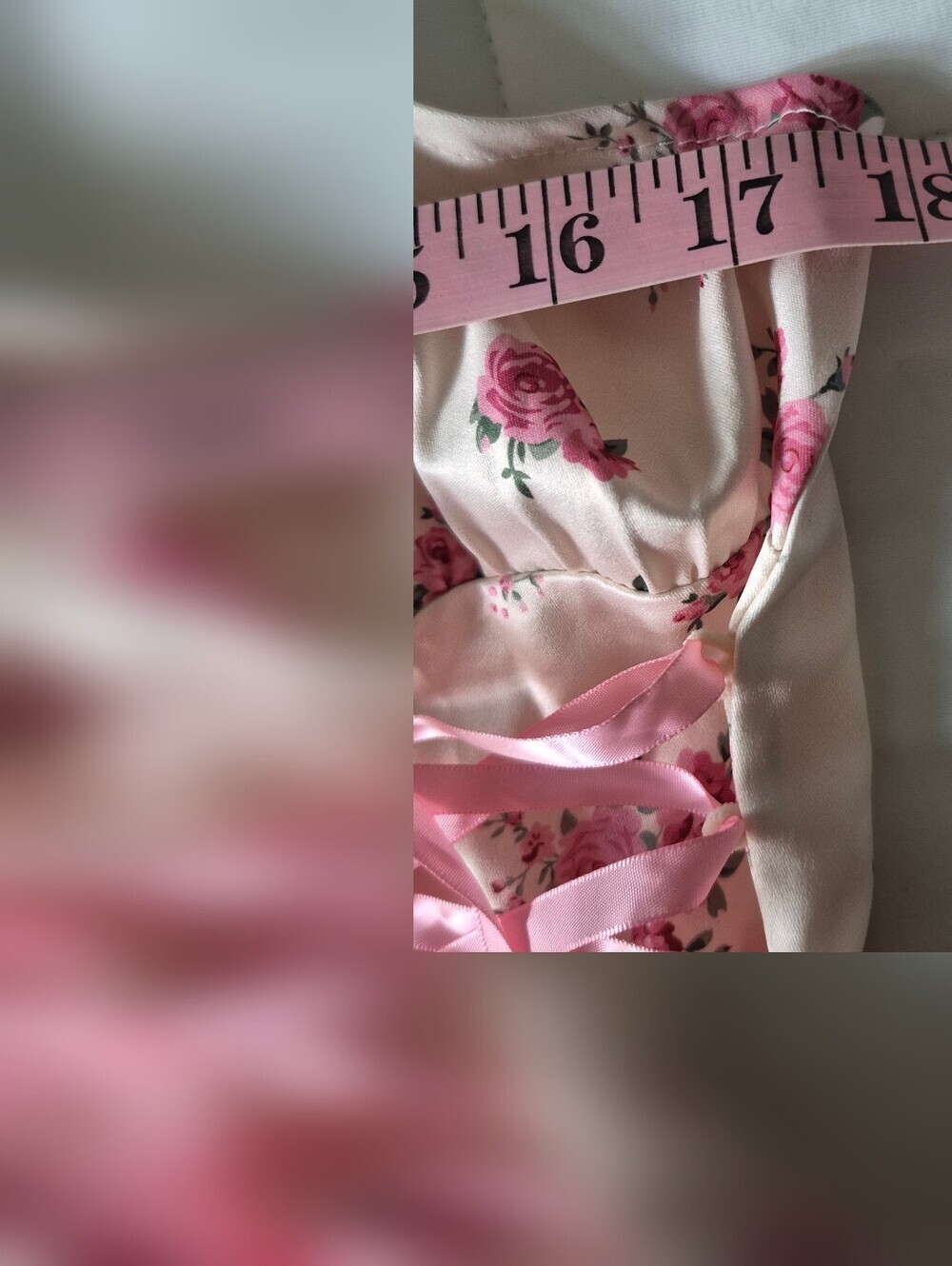 Pink Floral Tie-Back Dress - Picture 5 of 7